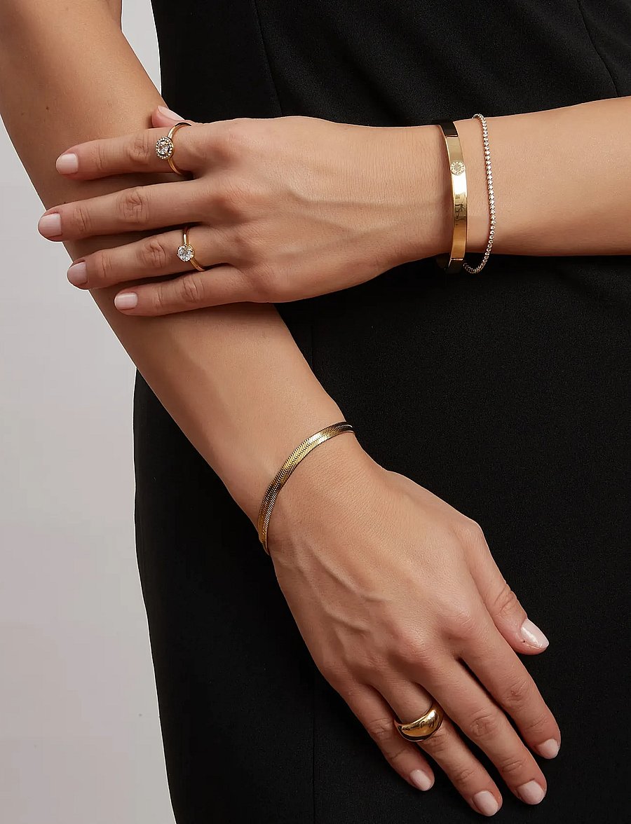 By Jolima - Palermo bangle - bangles - gold - 2