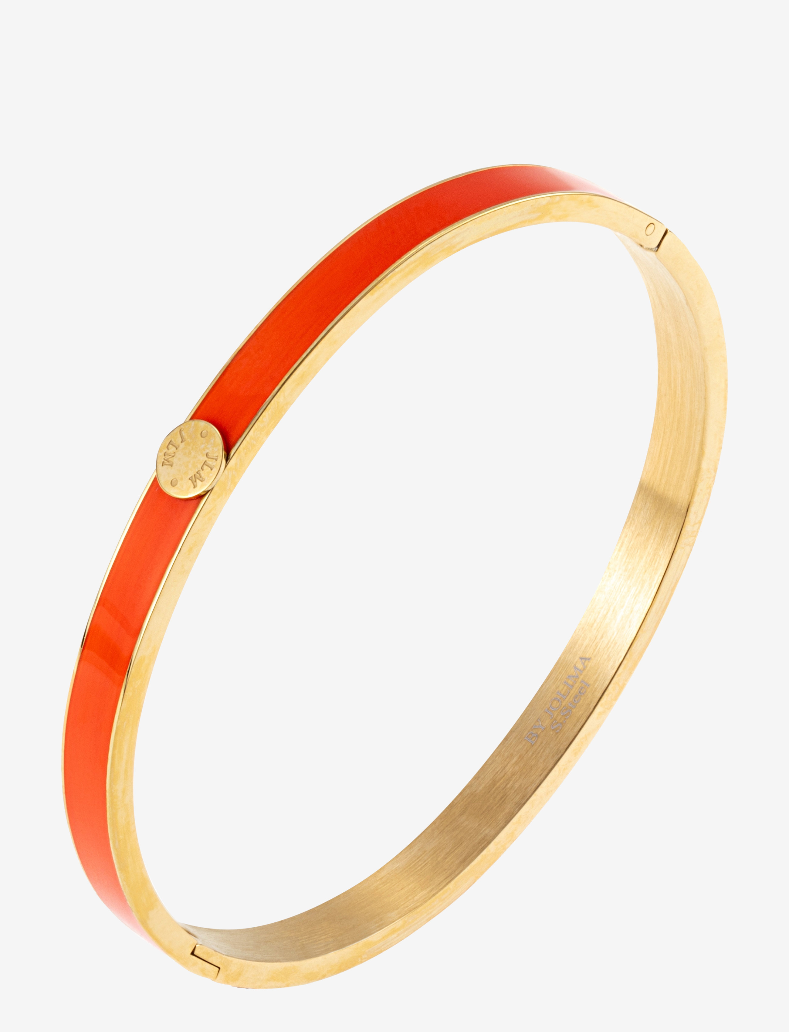 BY JOLIMA Palermo Bangle Orange - One Size - Damen