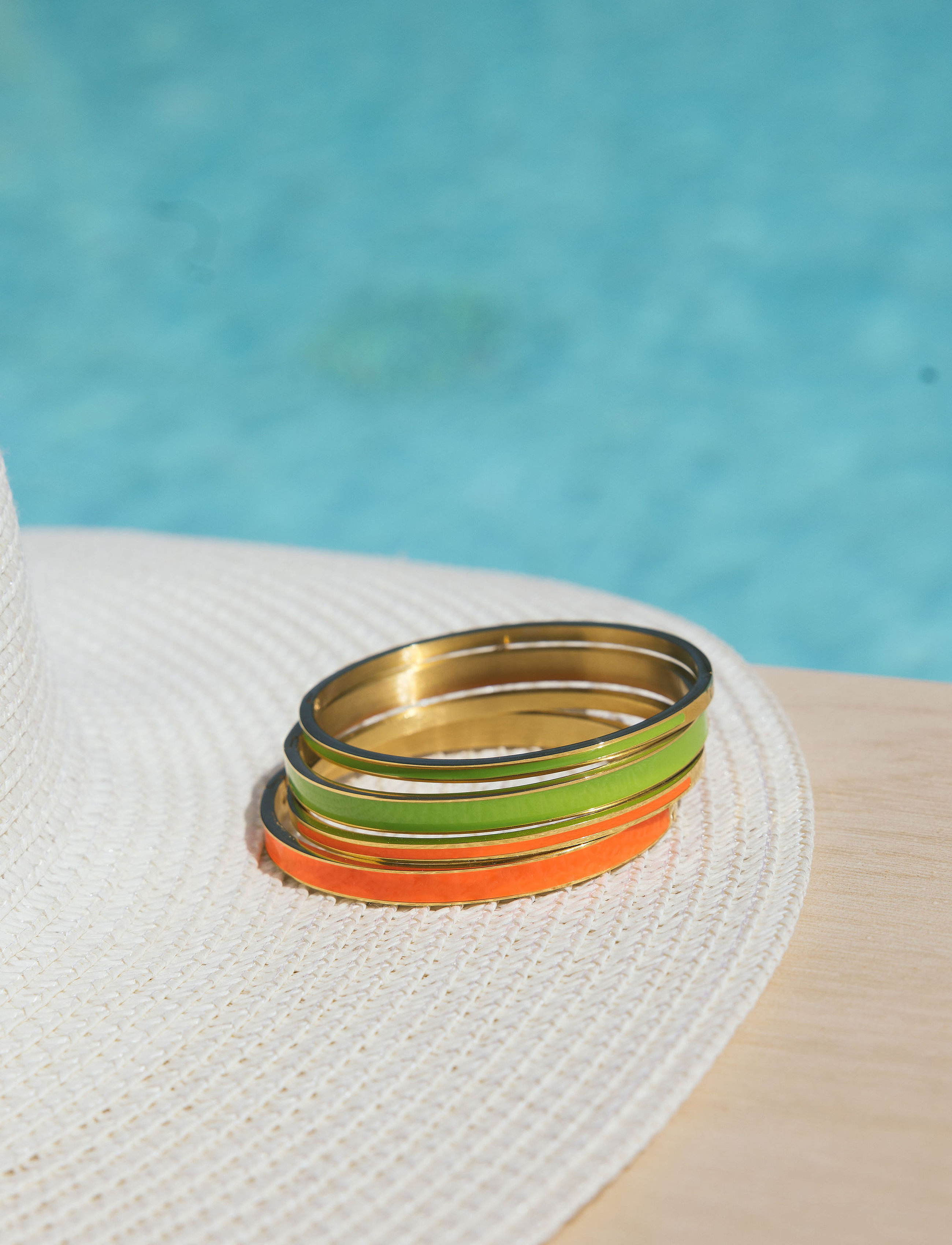 By Jolima - Palermo Bangle - peoriided outlet-hindadega - orange - 4