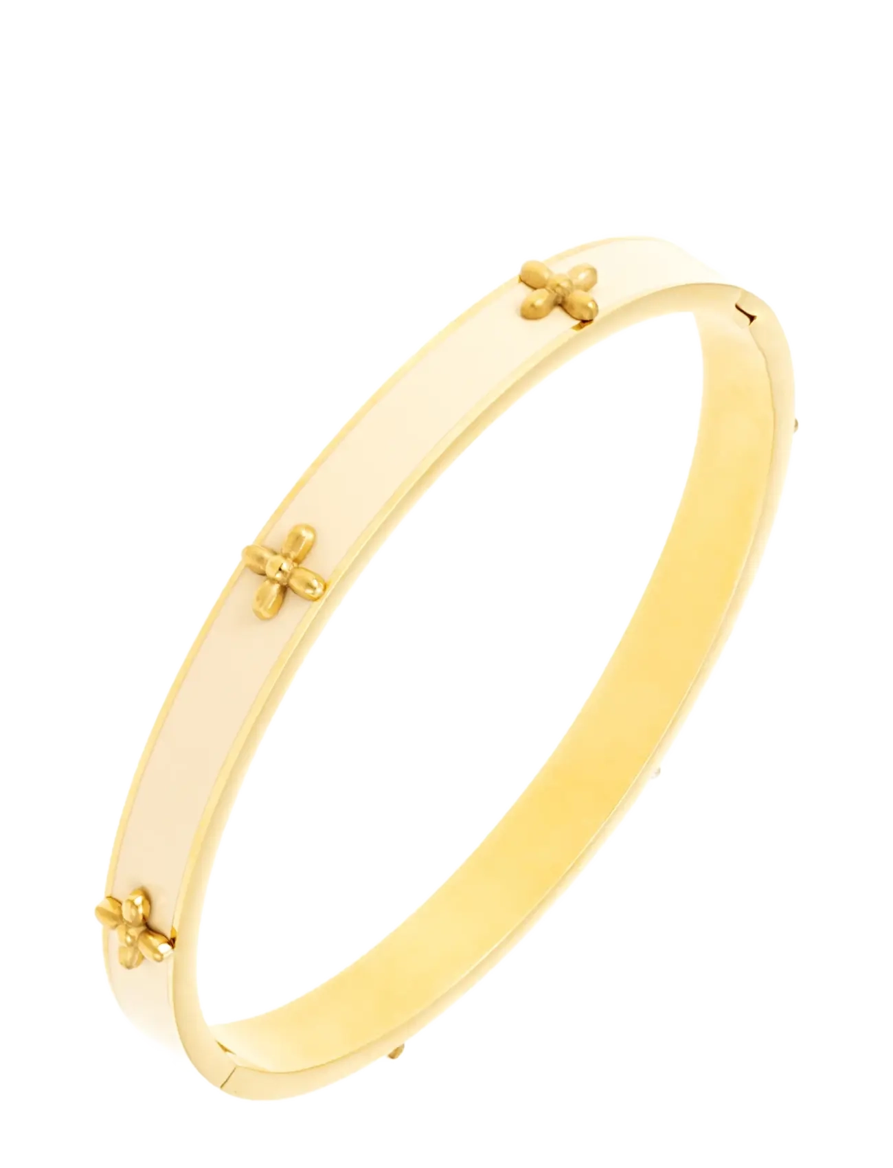 By Jolima Valencia bangle - Echtschmuck - NUDE / gold