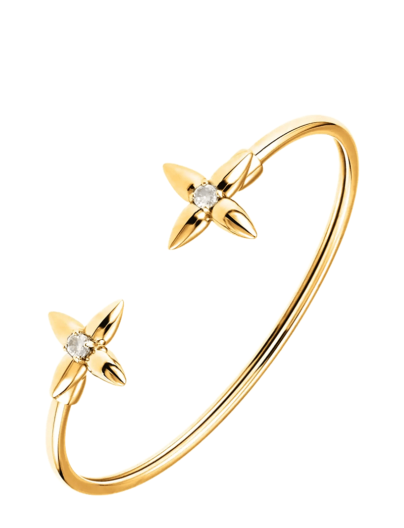 By Jolima - Valencia c shape bangle - bangles - gold - 1