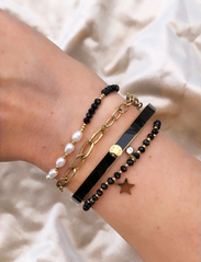 By Jolima - Cannes bracelet - bracelets - black/gold - 2
