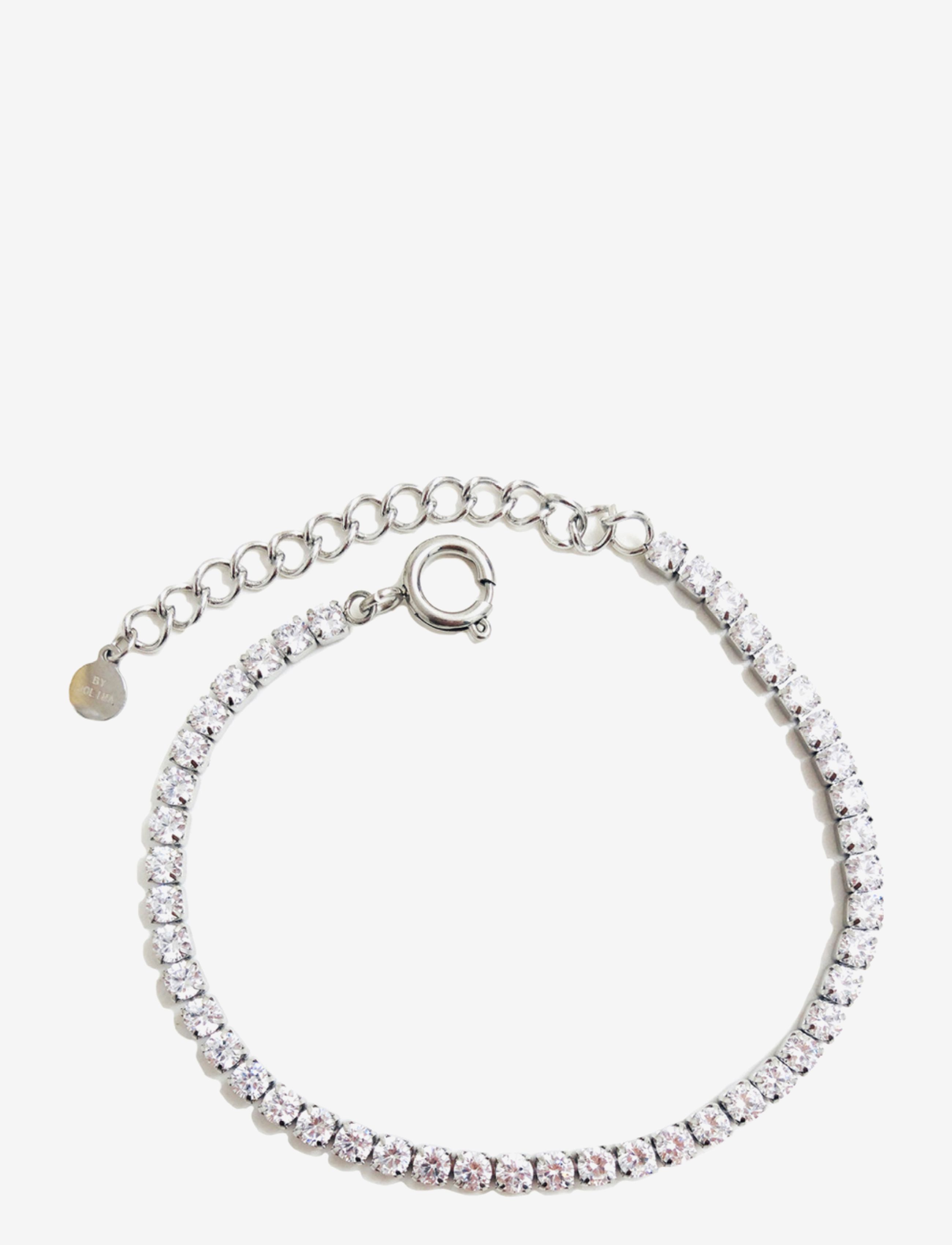 BY JOLIMA Celine Tennisbracelet Silber - One Size - Damen