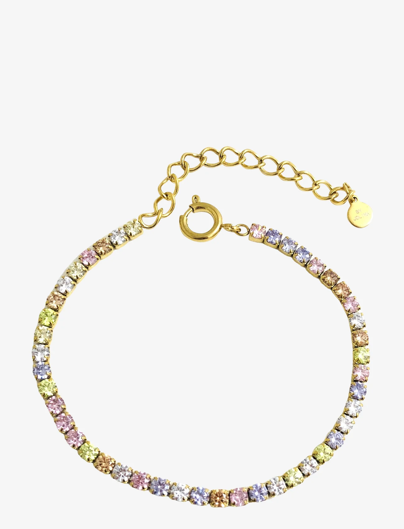 By Jolima - Celine tennisbracelet - gold/pastel - 0
