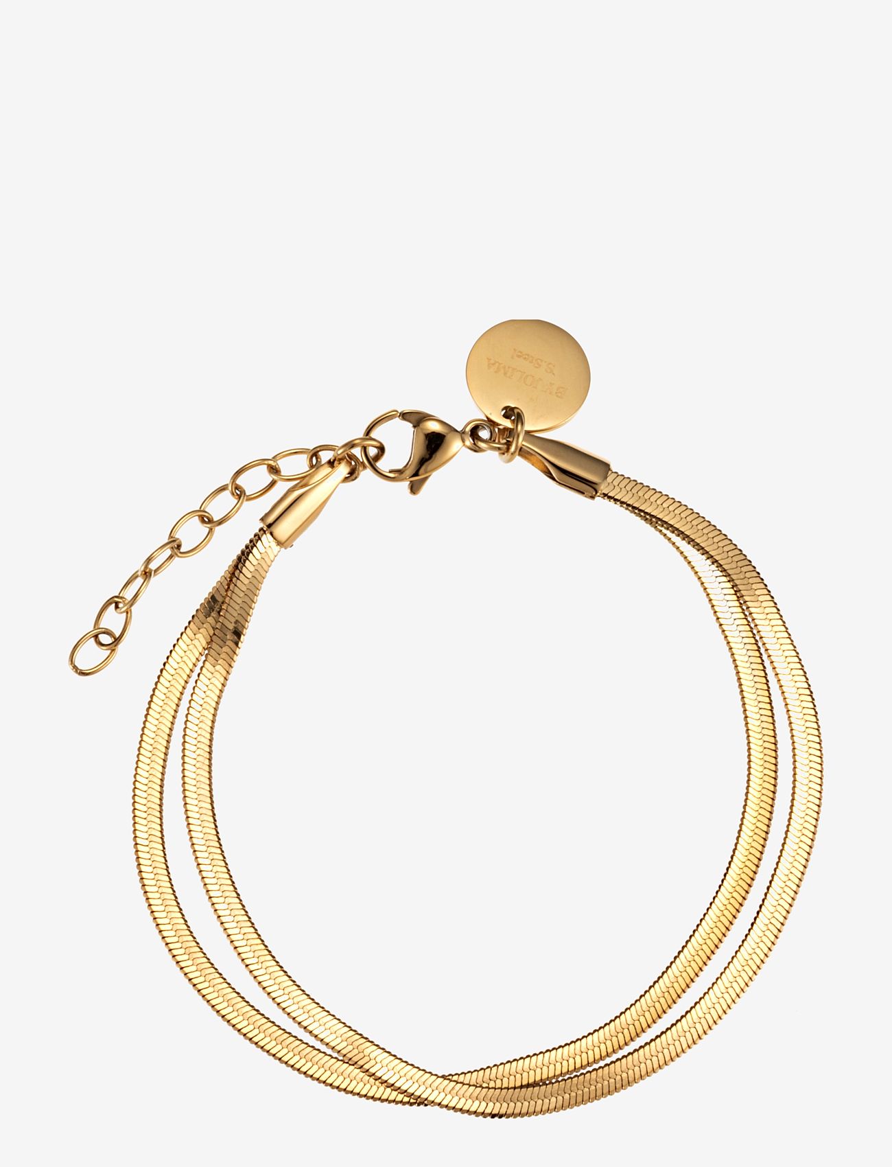 By Jolima - Angeline layer bracelet, steel - gold - 1