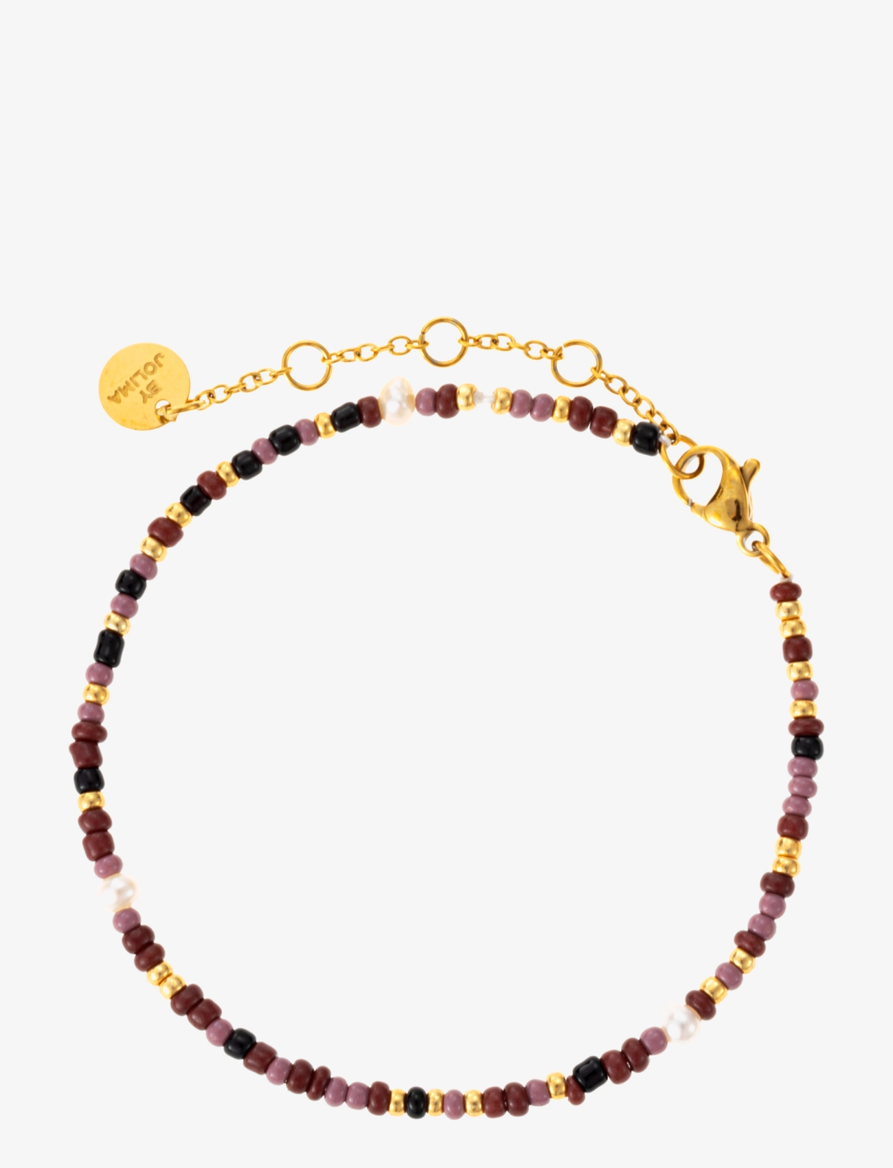 By Jolima - Nellie brown mix bracelet - gold - 0