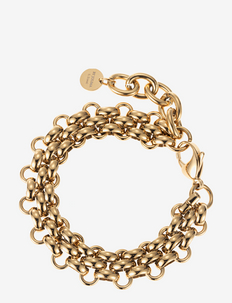Jackie bracelet, gold, By Jolima