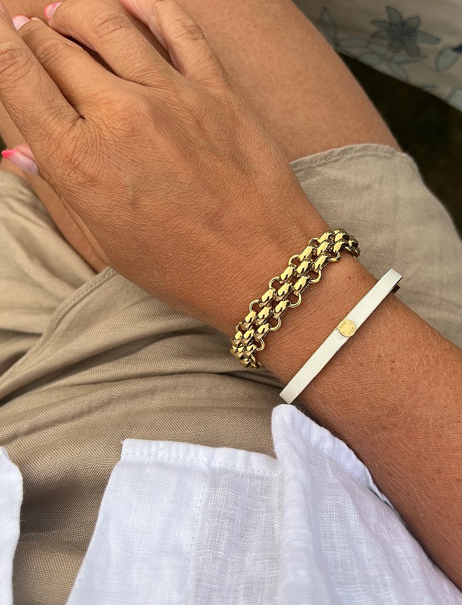 By Jolima - Jackie bracelet, gold - käeketid - gold - 5