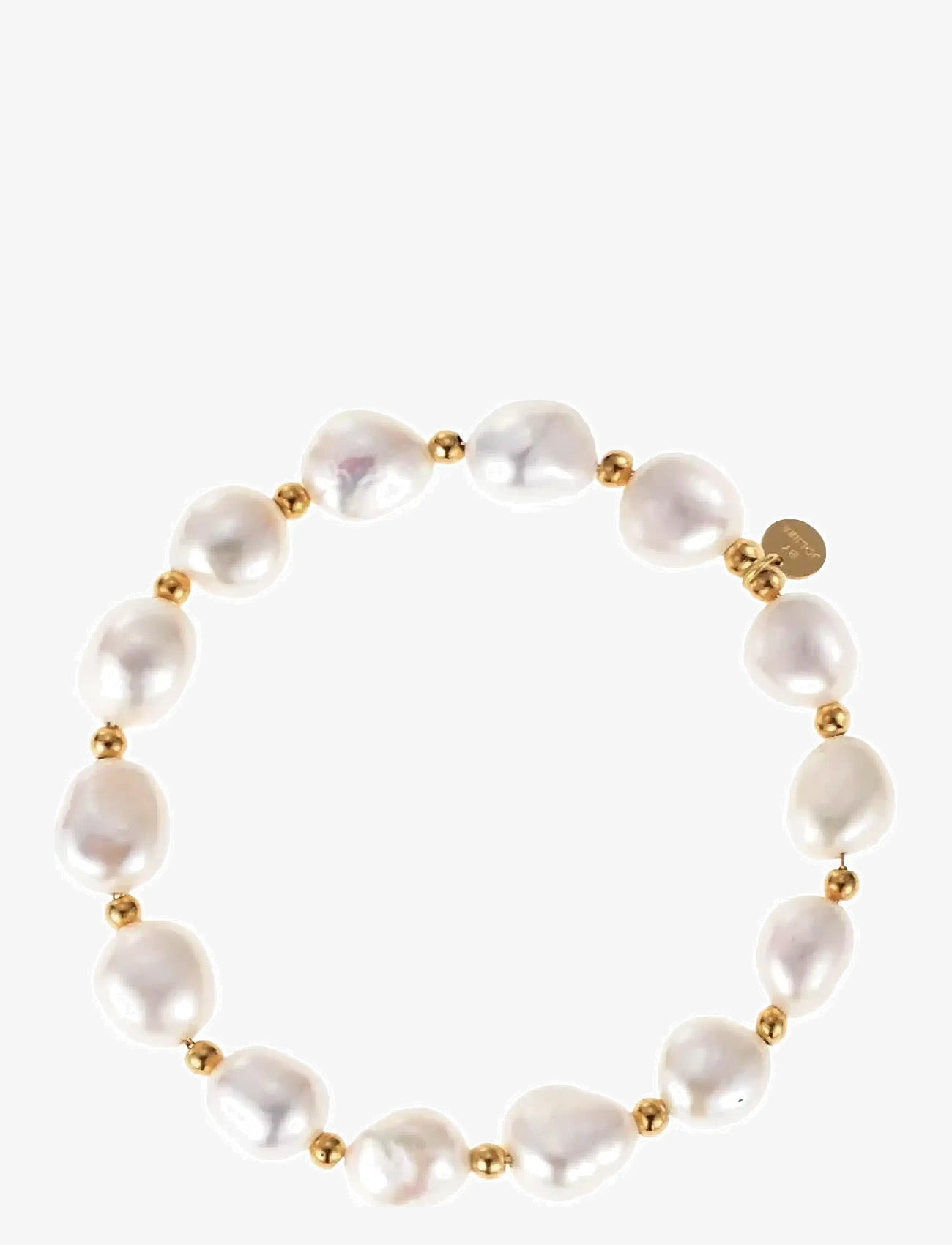 By Jolima - Pearl love bracelet - pärlitest käevõru - gold - 1