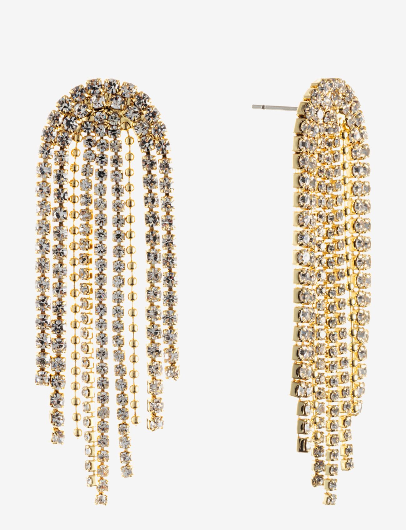 By Jolima - Cabana crystal earring - statement-ohrringe - gold - 1