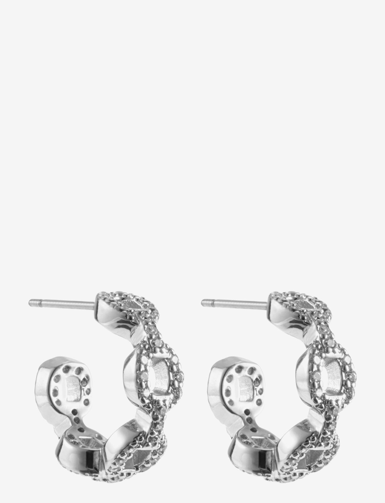 By Jolima - Link crystal earring - silver - 0