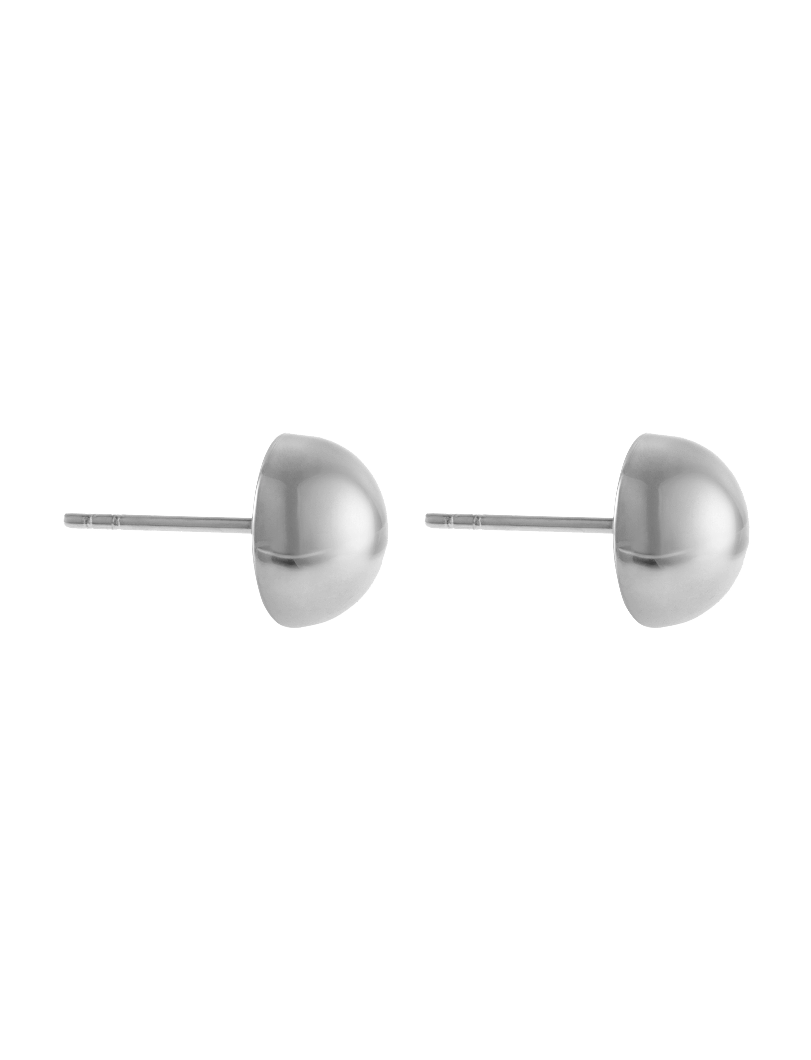 Globe studs - SILVER