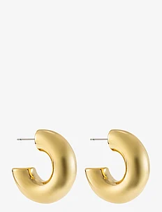 Ivy chunky hoops, gold, By Jolima