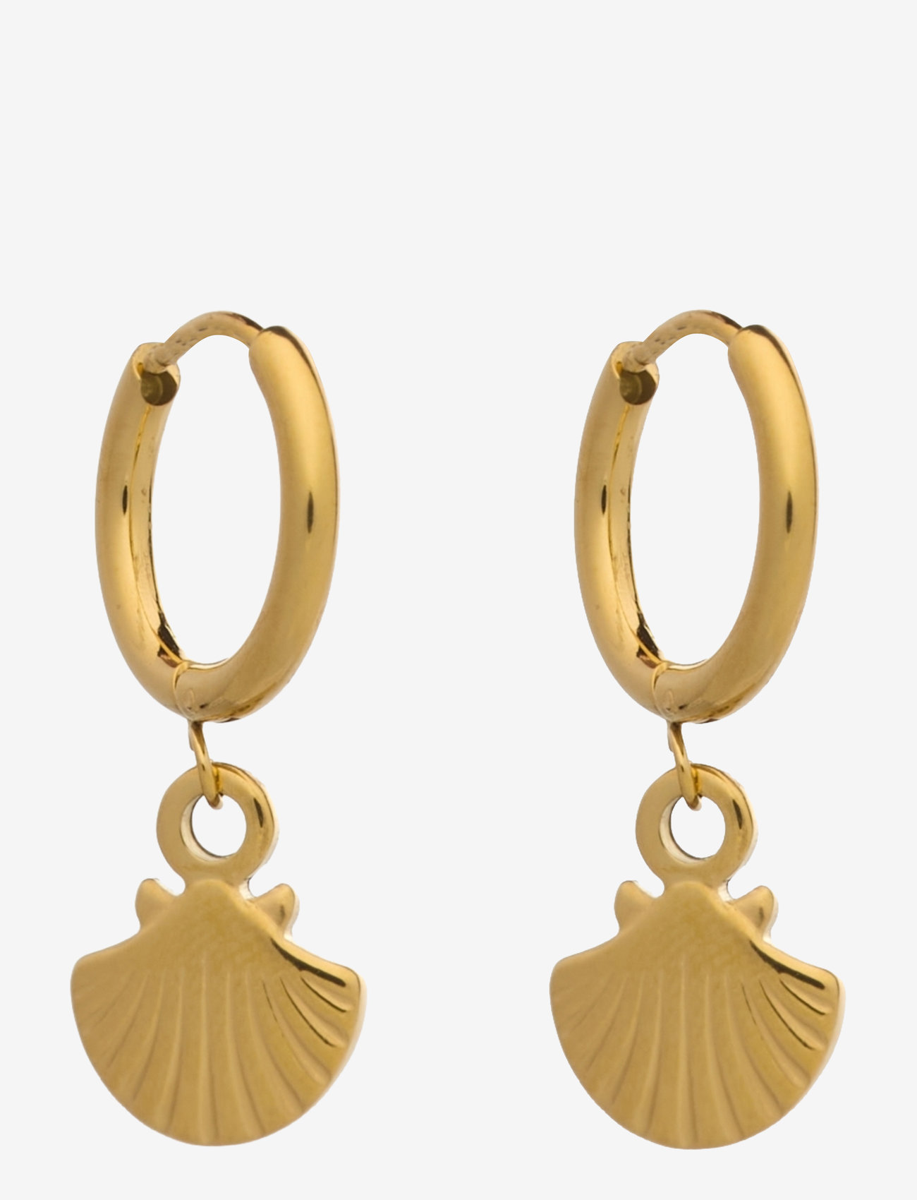 By Jolima - Shell huggie 10 mm - gold - 0