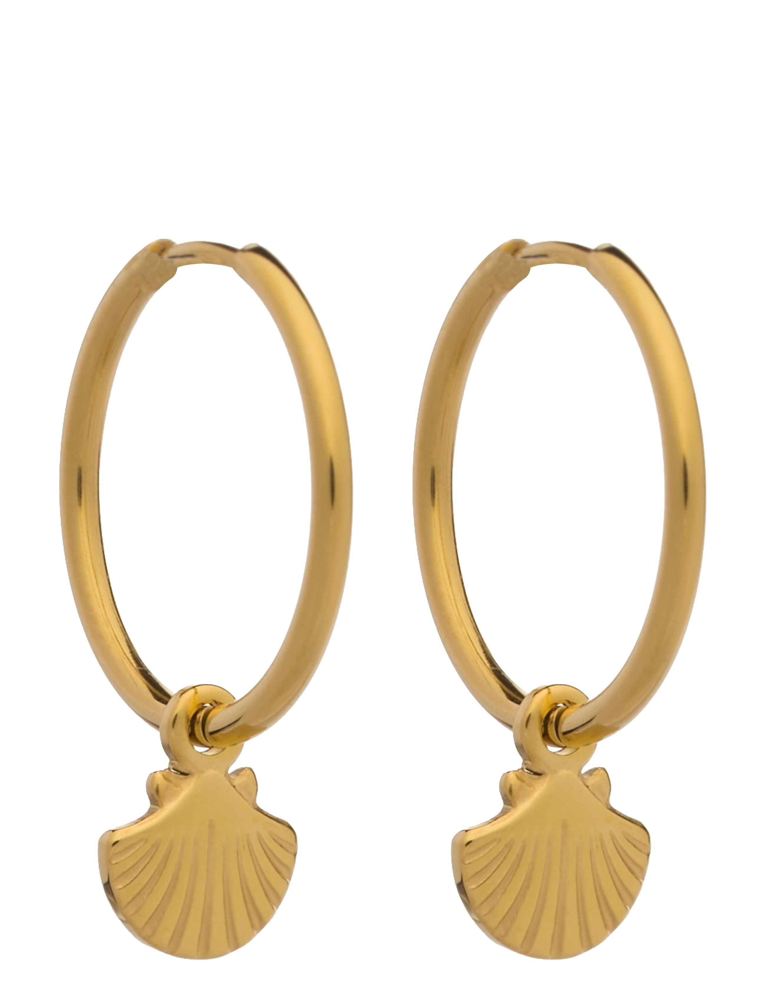 Shell huggie 20 mm - GOLD