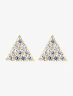 Triangle Crystal Earring - GOLD
