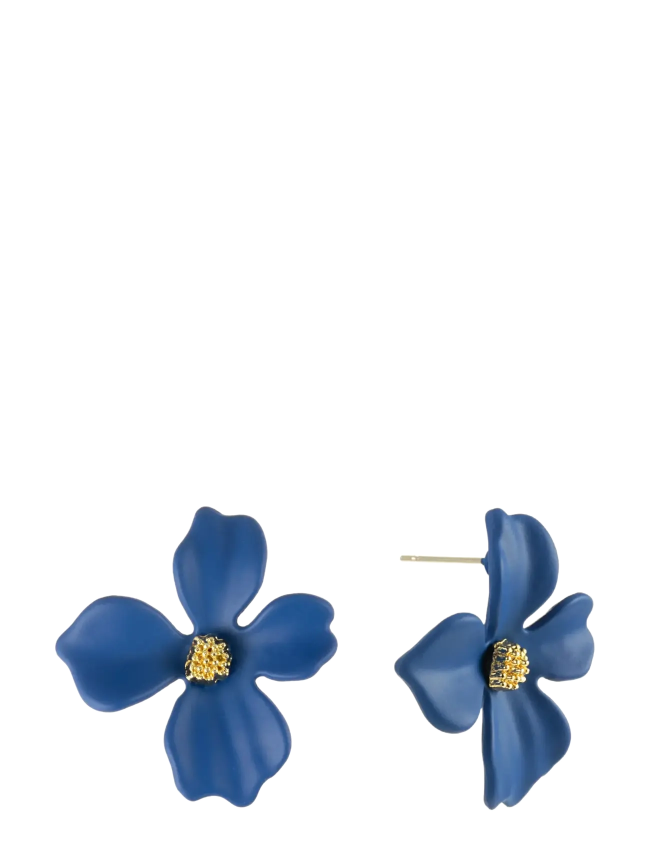 By Jolima Lilly flower earring - By Jolima - BLUE / blue