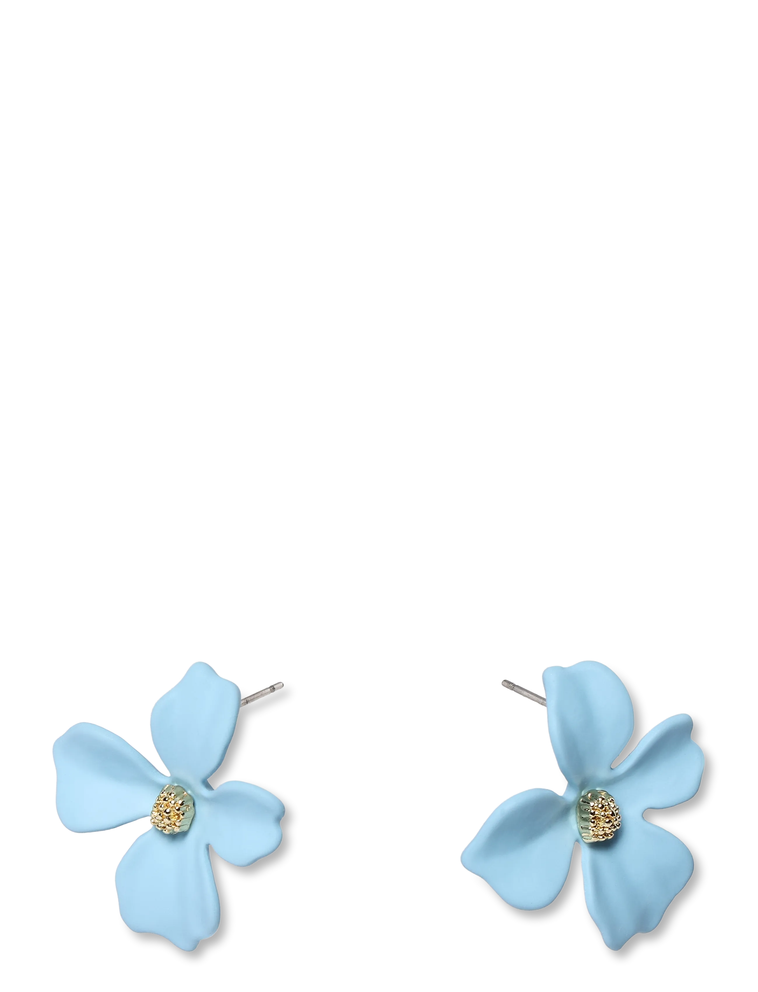By Jolima - Lilly flower earring - studs örhängen - blue - 3