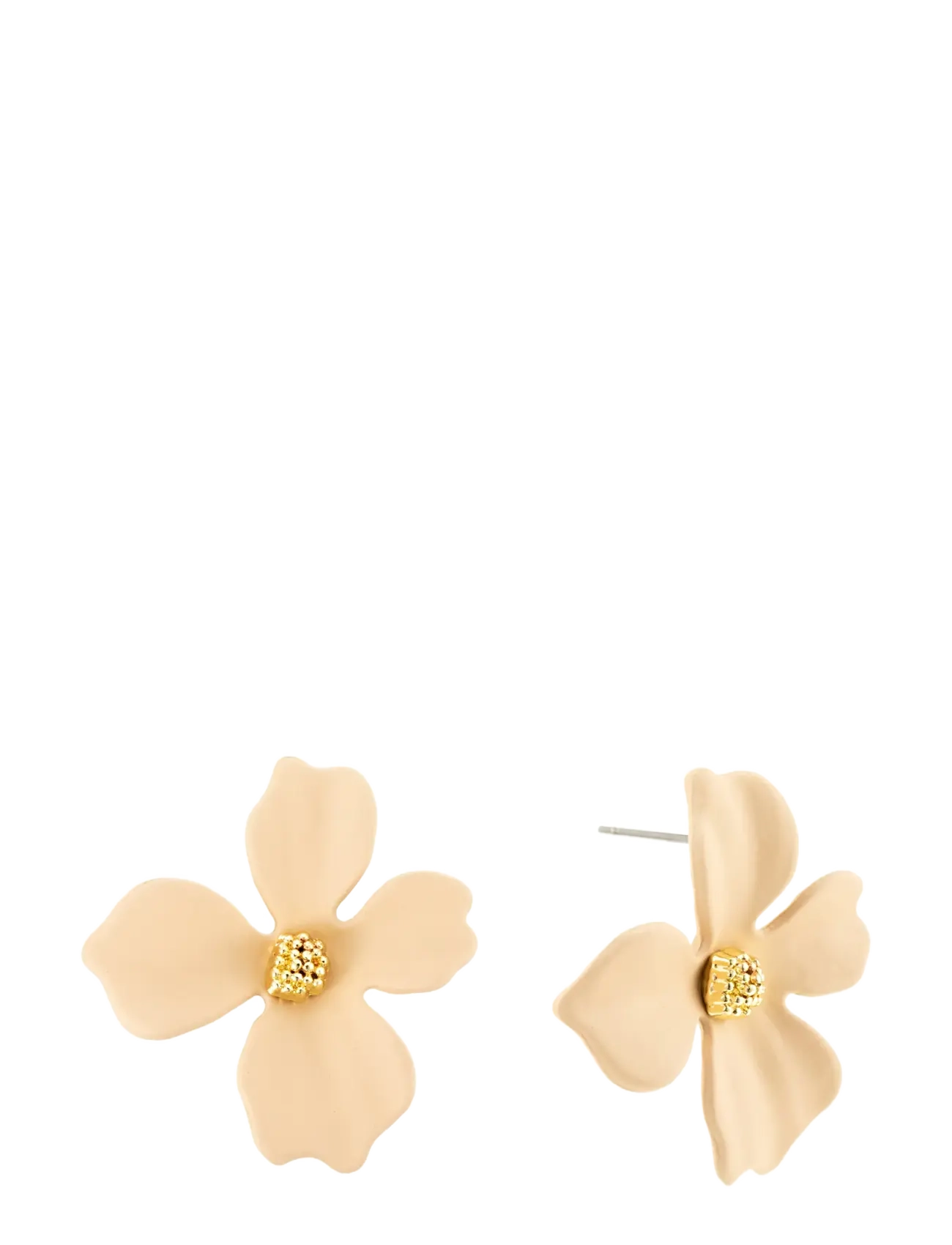 By Jolima Lilly earring , brown - Accessoarer - NUDE / beige
