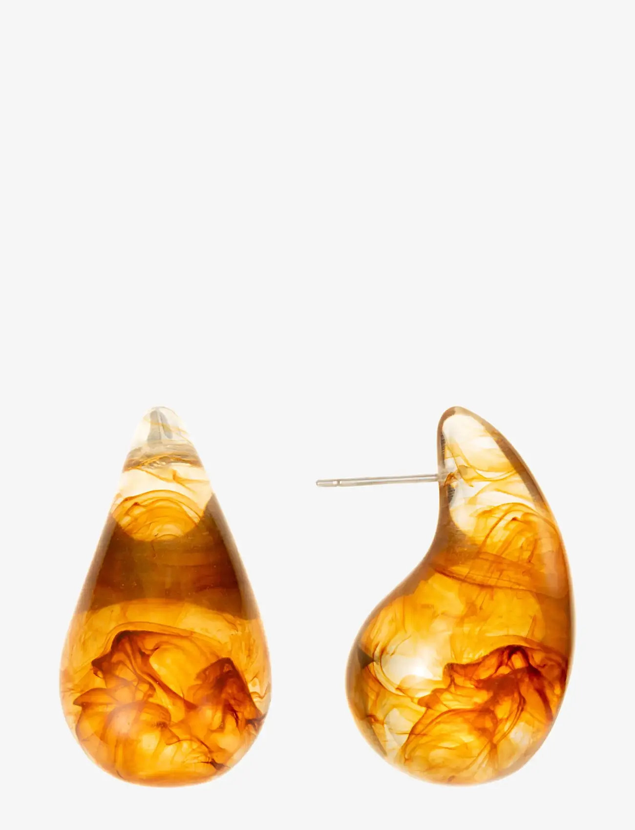 By Jolima - Drop earring - ohrstecker - brown - 1