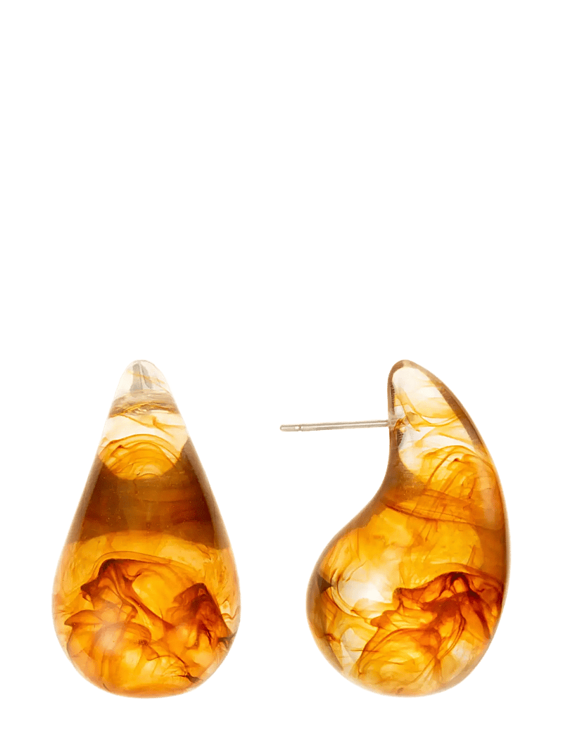 By Jolima - Drop earring - ohrstecker - brown - 1