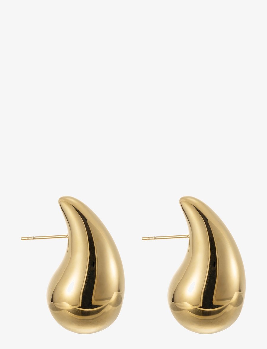 By Jolima - Drop earring - stud earrings - gold - 1