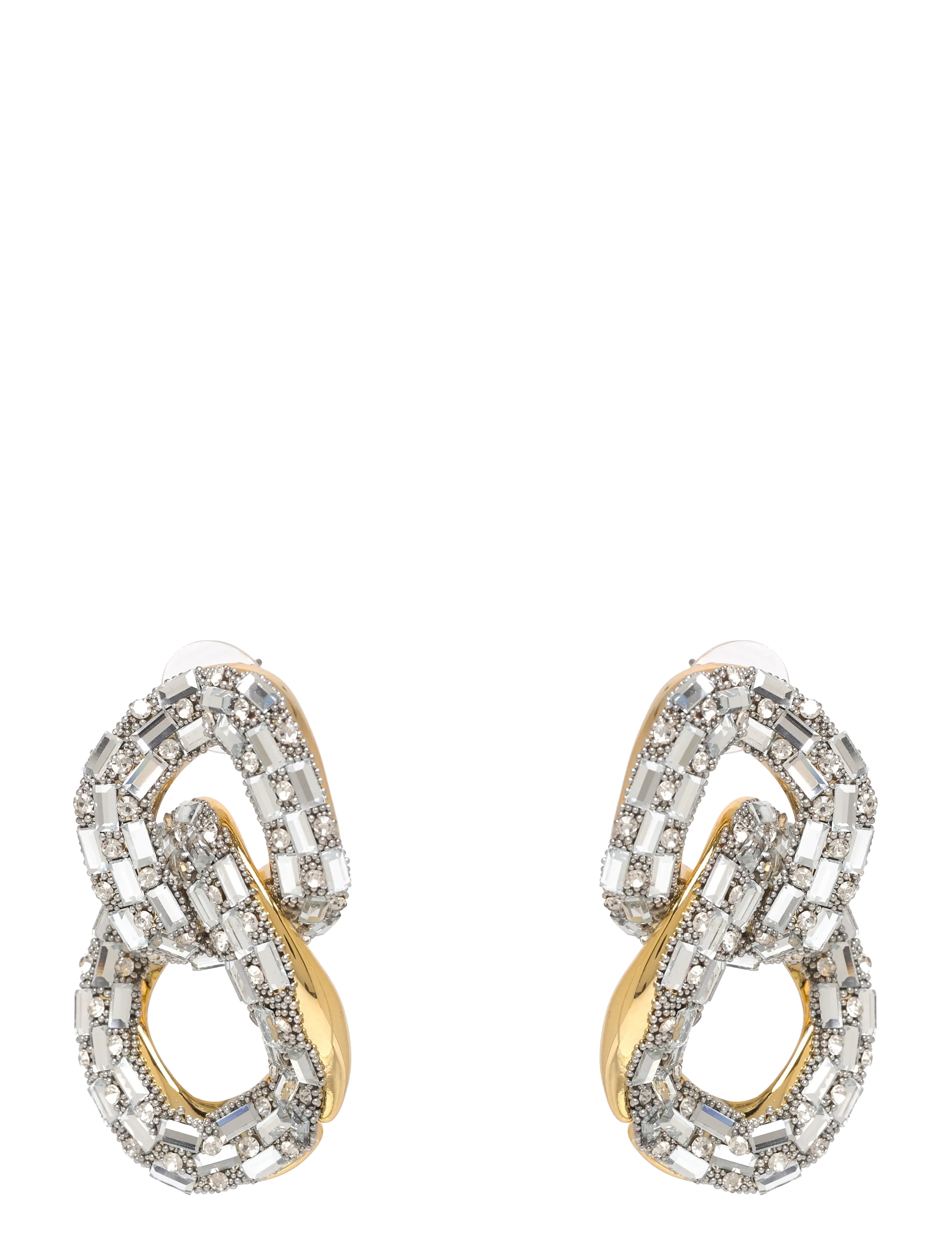 BY JOLIMA Sparkle Crystal Ohrring Gold - One Size - Damen