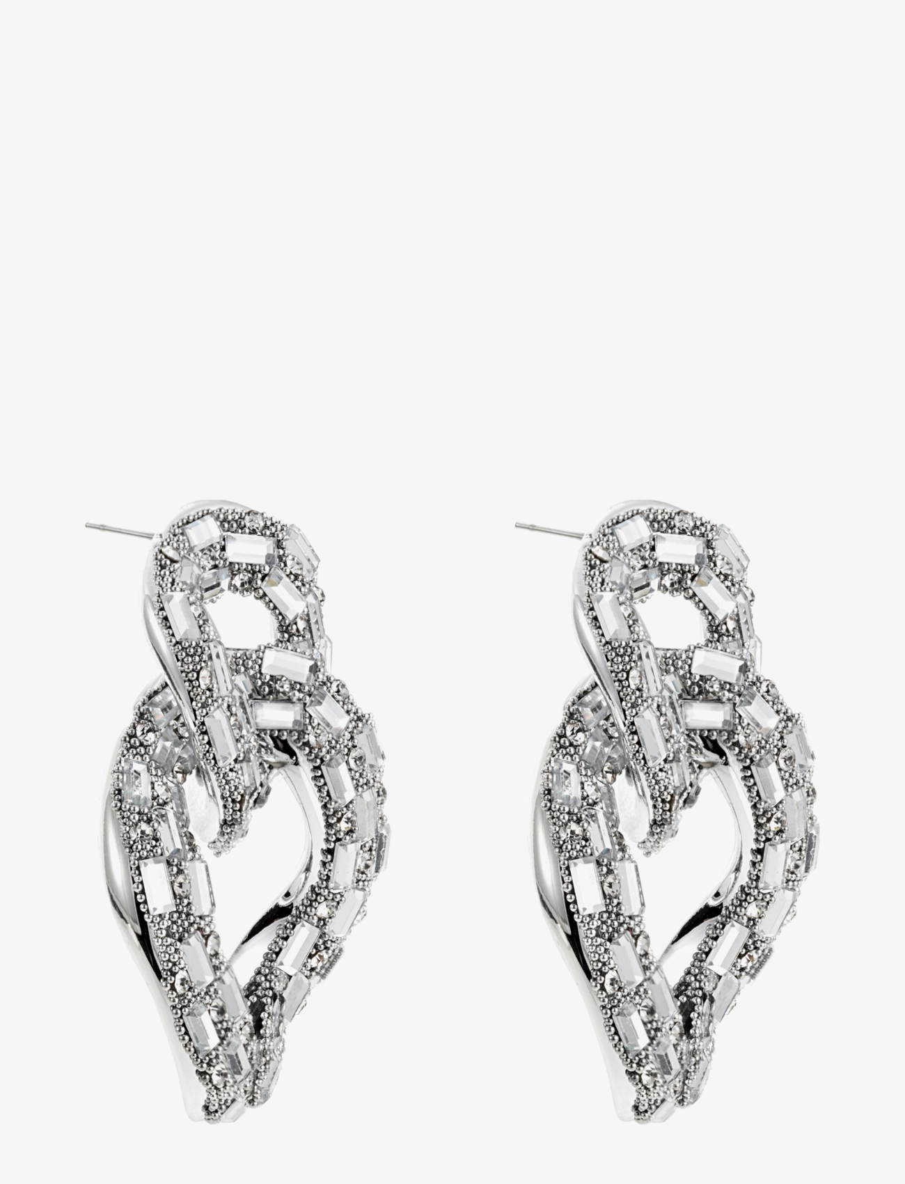 By Jolima - Sparkle crystal earring - ohrhänger - silver - 2
