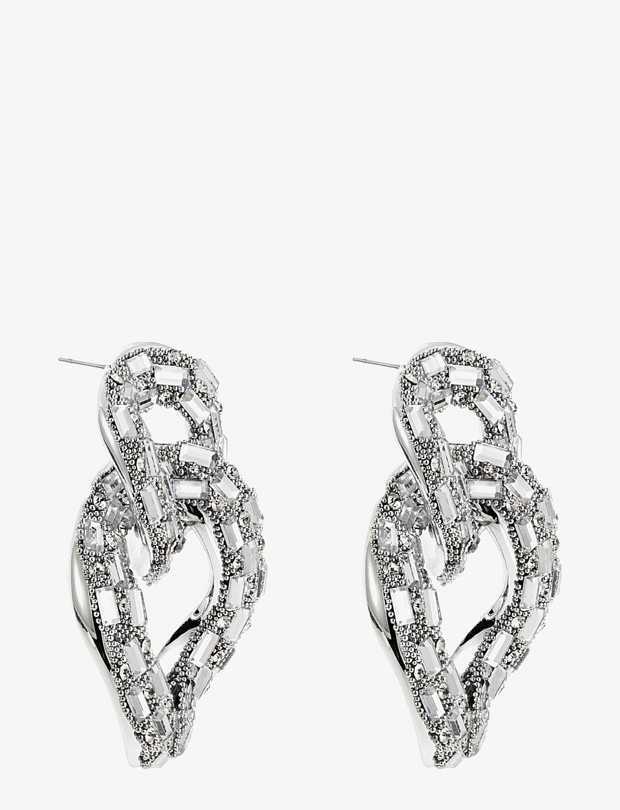 By Jolima - Sparkle crystal earring - Øreringe med vedhæng - silver - 2