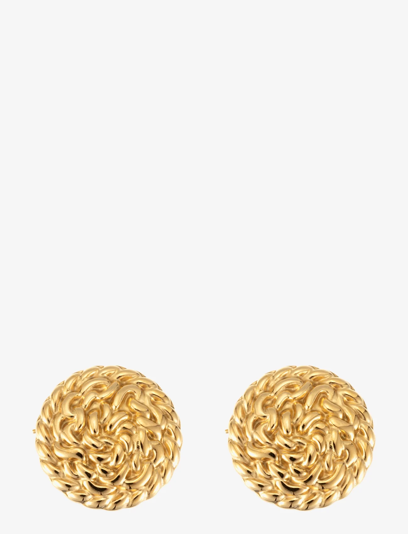 By Jolima - Miami earring - stud earrings - gold - 1
