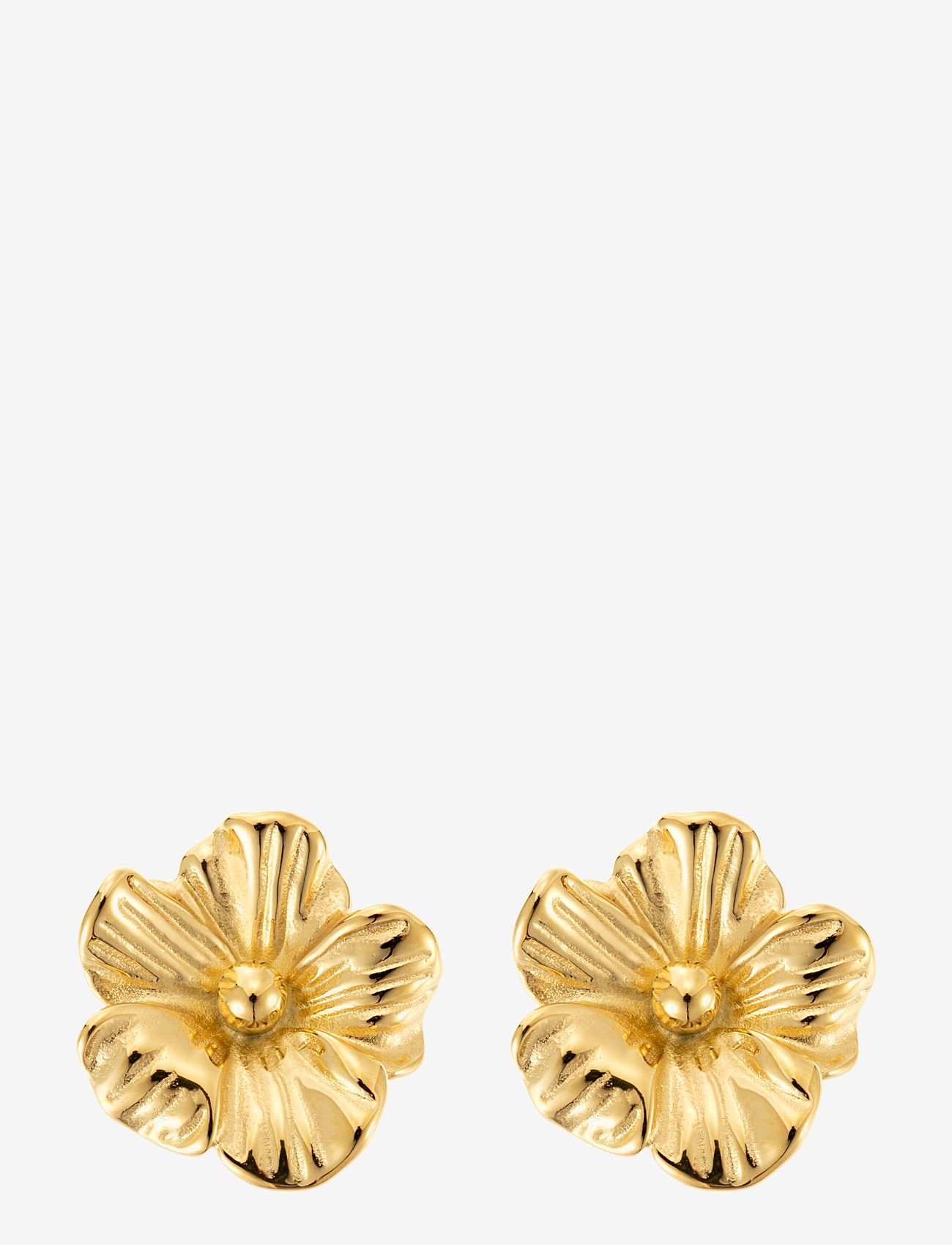 By Jolima - Daisy earring gold - nappikorvakorut - gold - 1