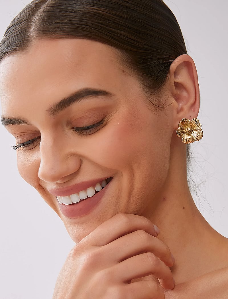 By Jolima - Daisy earring - ohrstecker - gold - 3