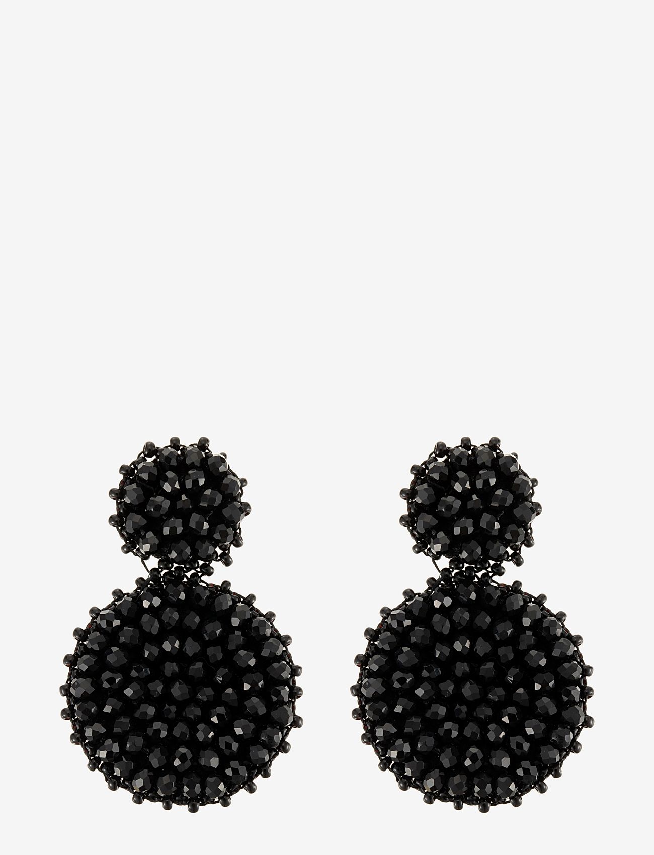 By Jolima - Sanremo earring - Øreringe med vedhæng - black - 1