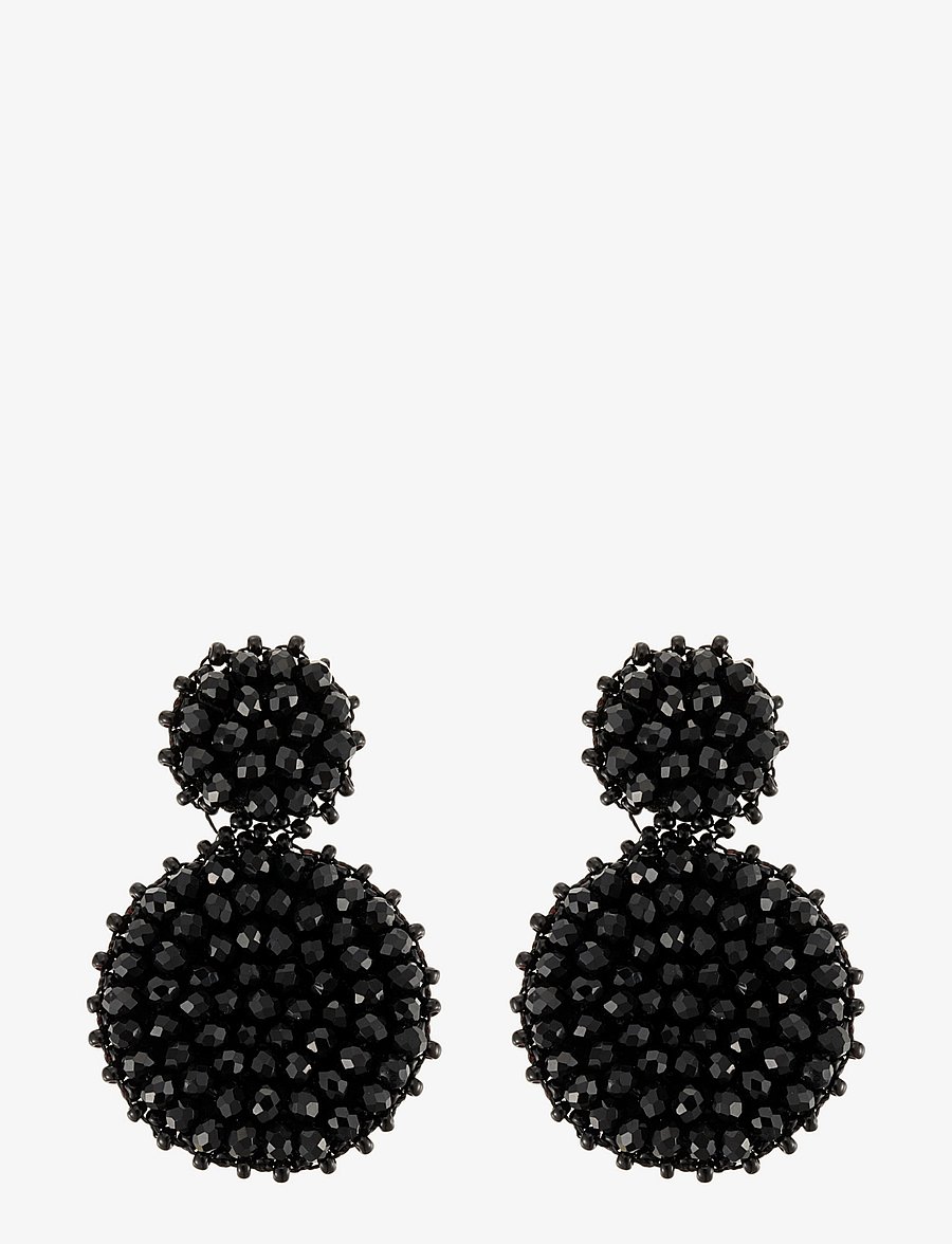 By Jolima - Sanremo earring - boucles d'oreilles pendantes - black - 1