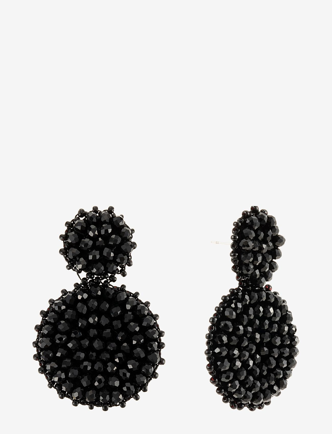 By Jolima - Sanremo earring - Øreringe med vedhæng - black - 2