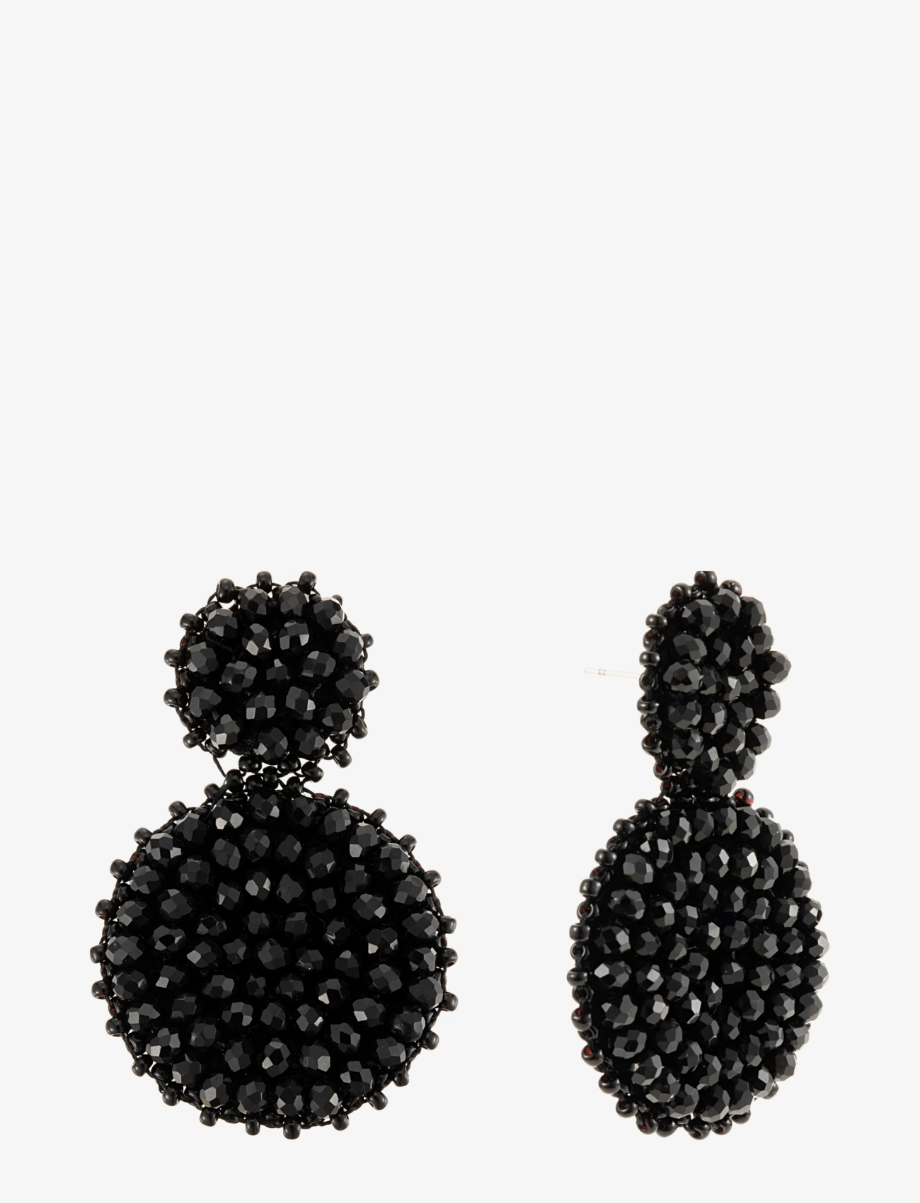 By Jolima - Sanremo earring - boucles d'oreilles pendantes - black - 2