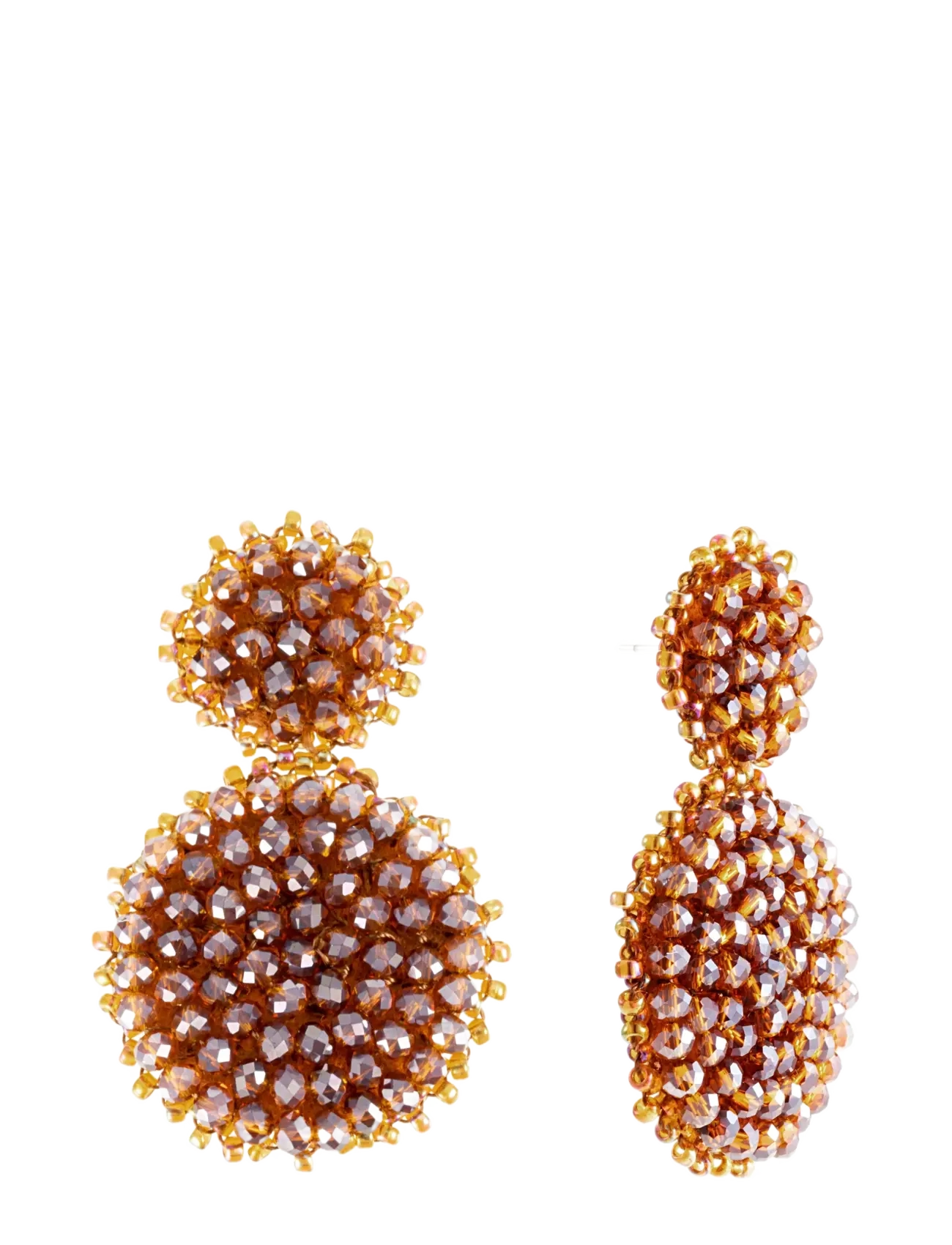 By Jolima - Sanremo earring - ohrhänger - brown - 2