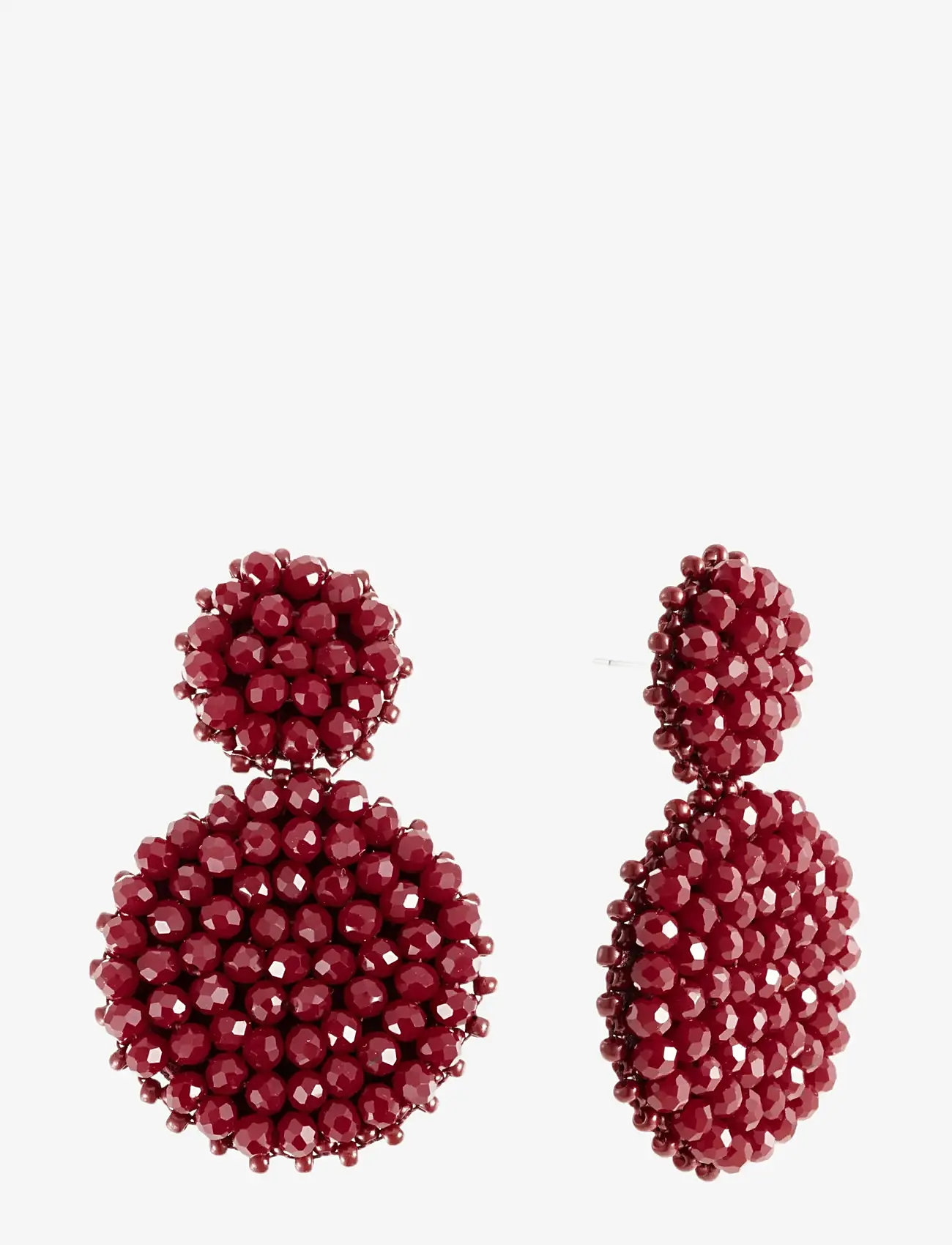 By Jolima - Sanremo earring - rippuvad kõrvarõngad - red - 2