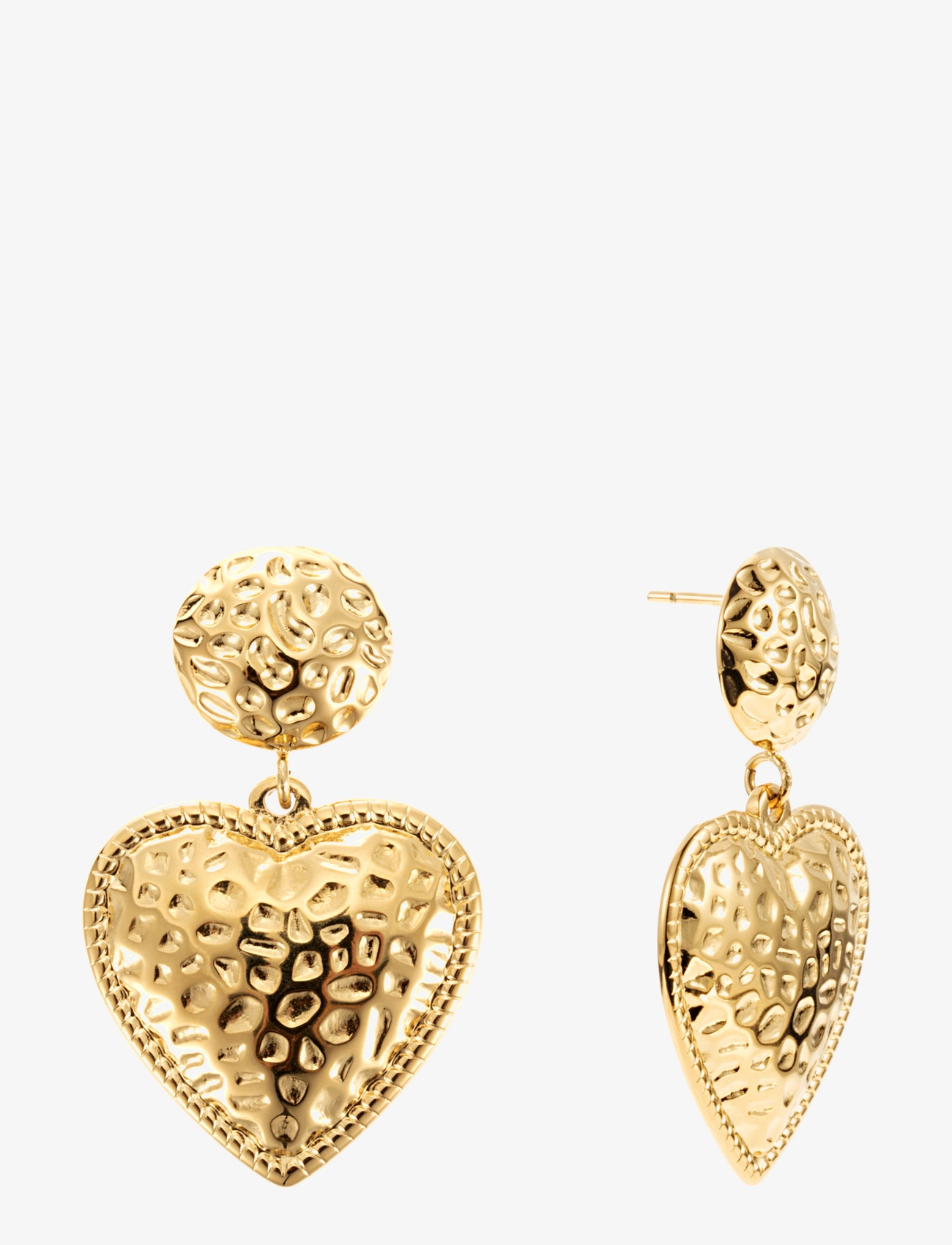 By Jolima - Amour double earring - gold - 4