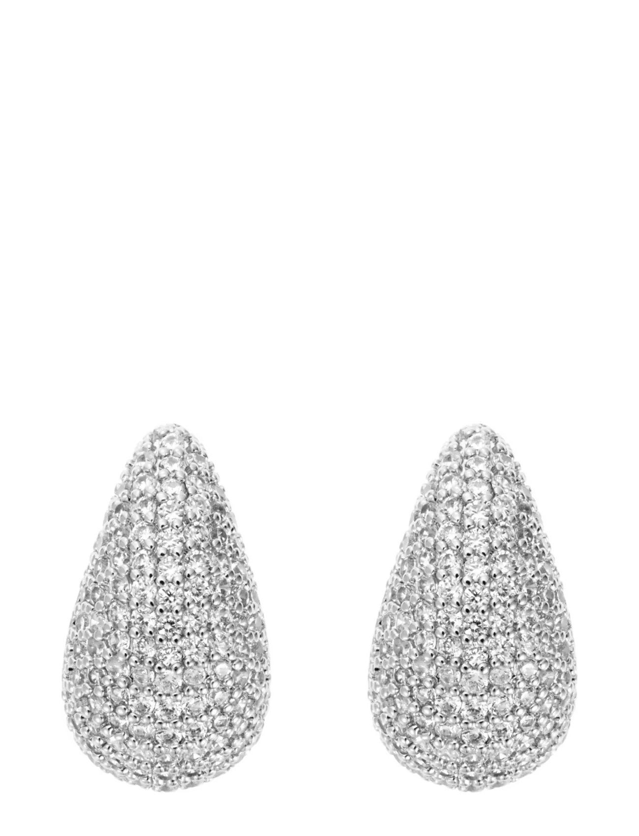 BY JOLIMA Corinne Crystal Klein Ohrring Silber - One Size - Damen