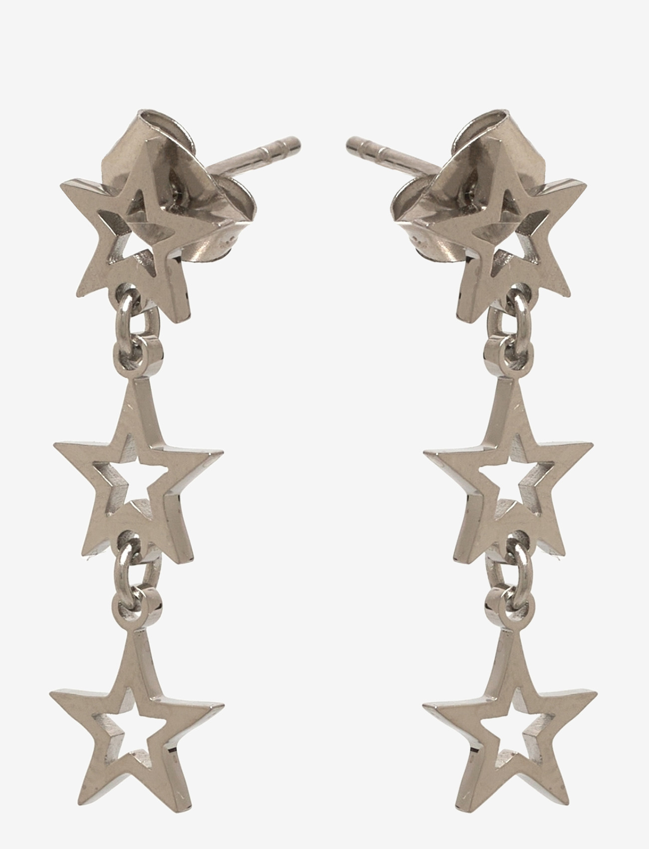 By Jolima - Siri star earring steel - ohrhänger - silver - 0