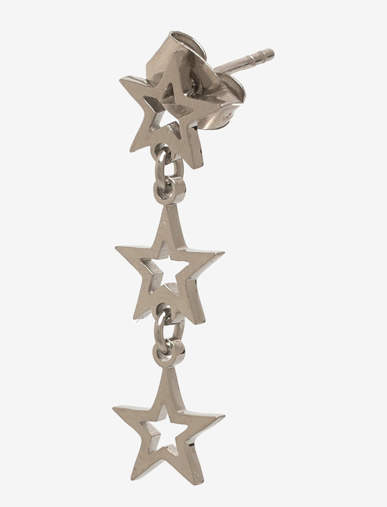 By Jolima - Siri star earring steel - ohrhänger - silver - 1
