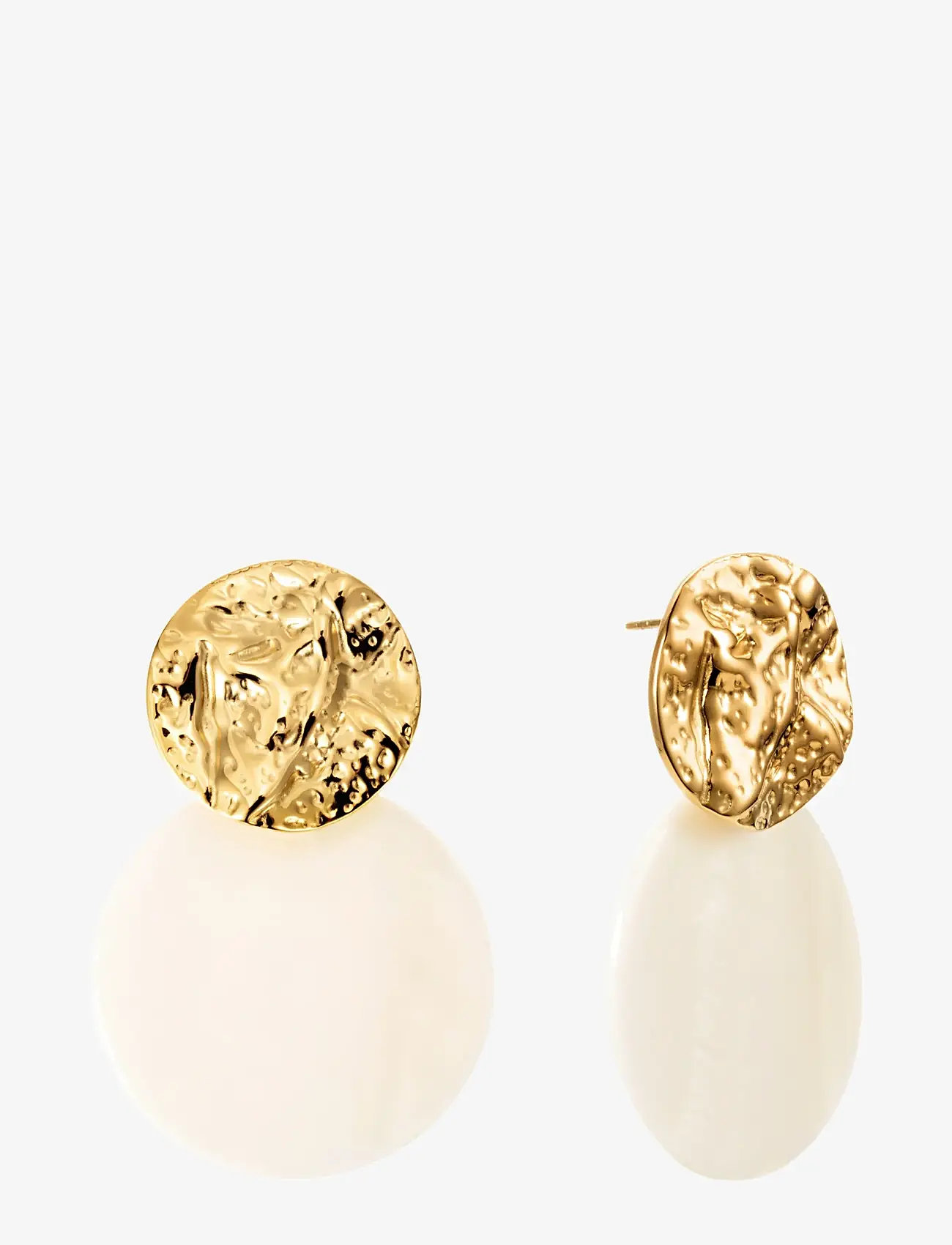 By Jolima - Amalfi earring - pendant earrings - white - 0