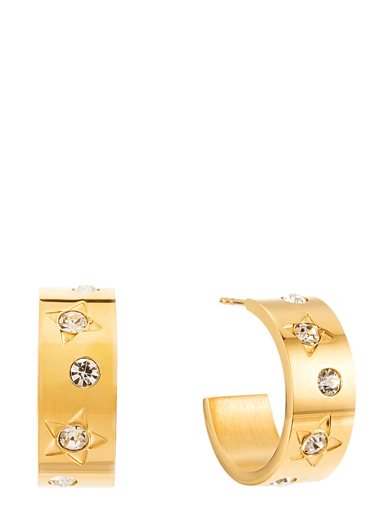 By Jolima - Glam hoop - hoops kõrvarõngad - gold - 1