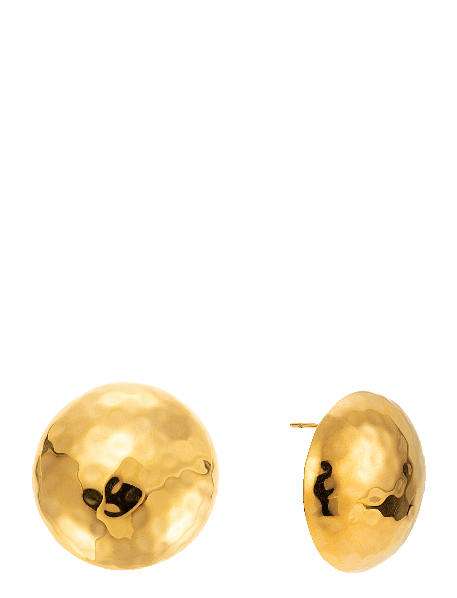 By Jolima - Retro earring - studs örhängen - gold - 1