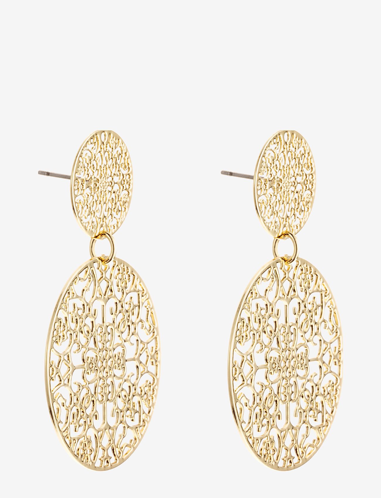 By Jolima - Double spinn earring - gold - 2