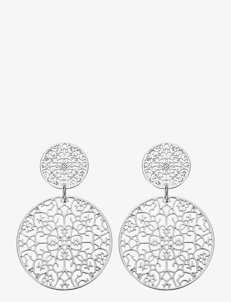 By Jolima - Double spinn earring - ohrhänger - silver - 1