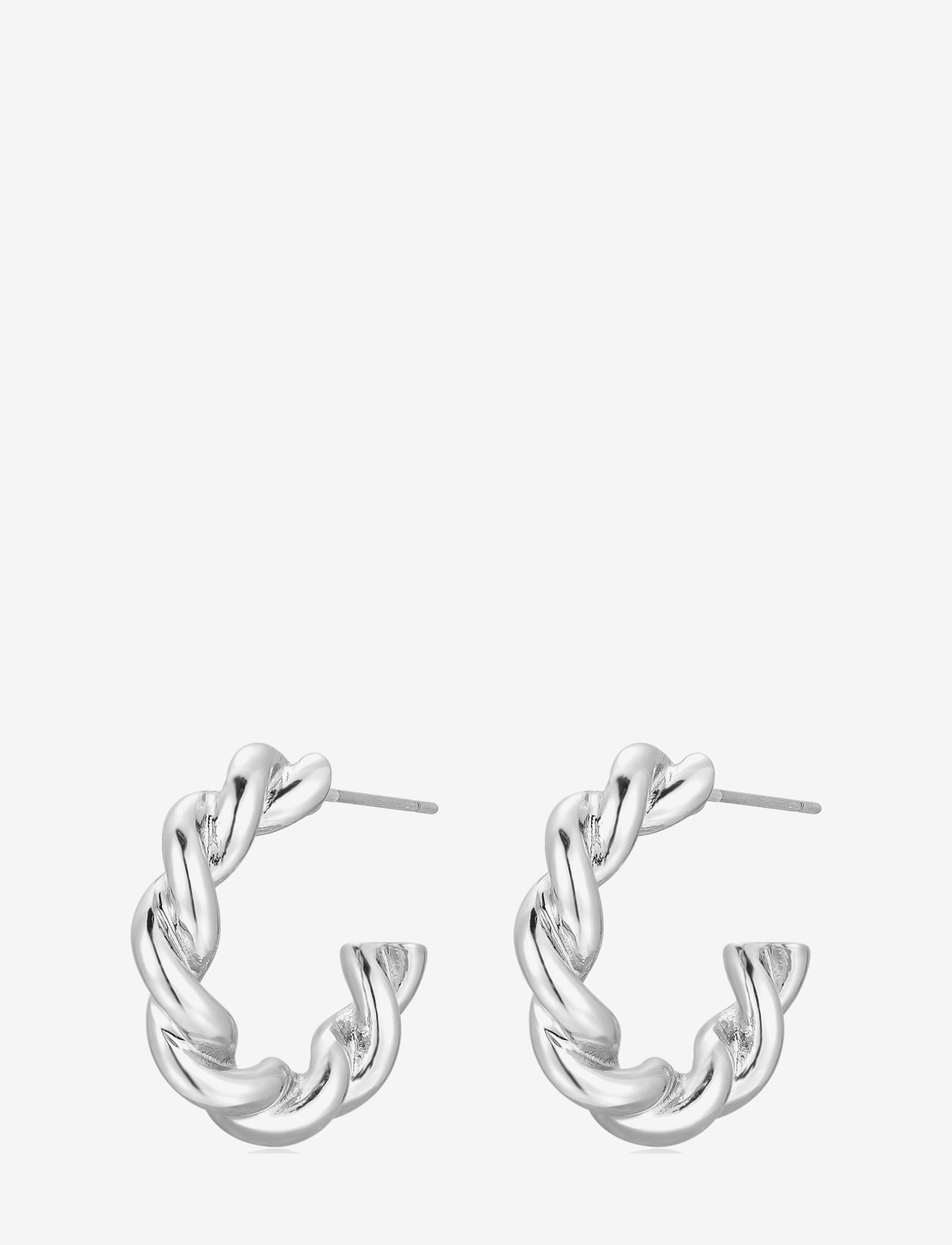 By Jolima - Twst earring, silver - steel - 0