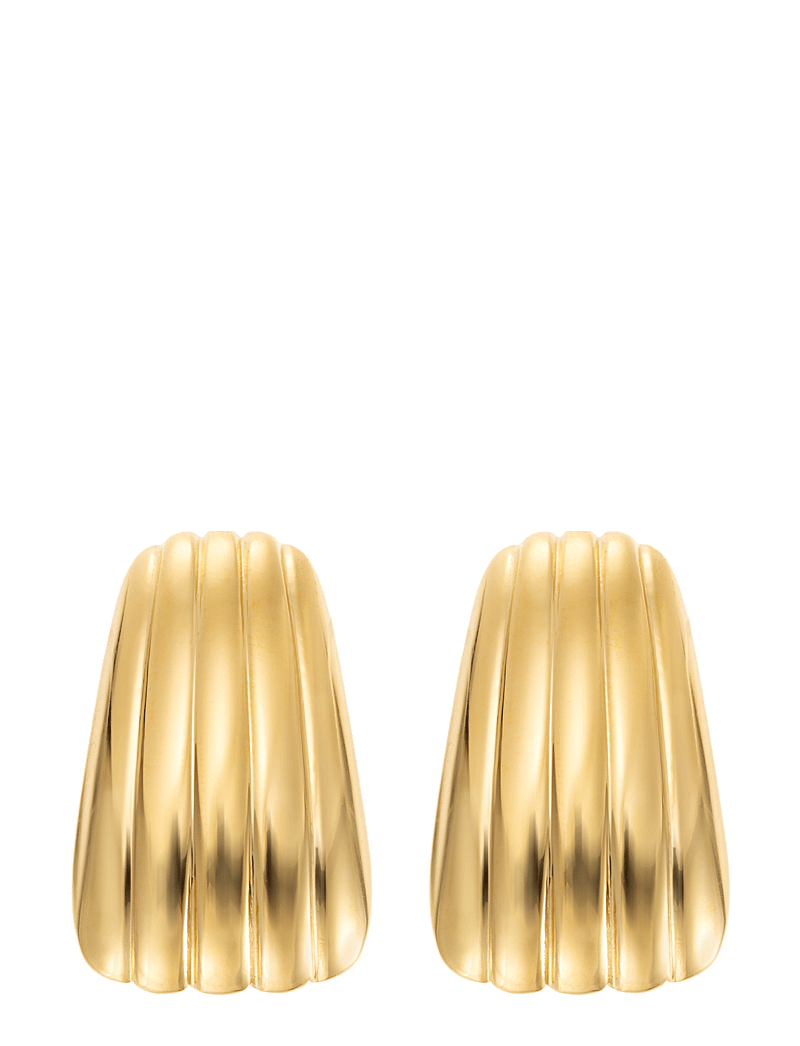 By Jolima - Rimini earring large gold - statement-ohrringe - gold - 1