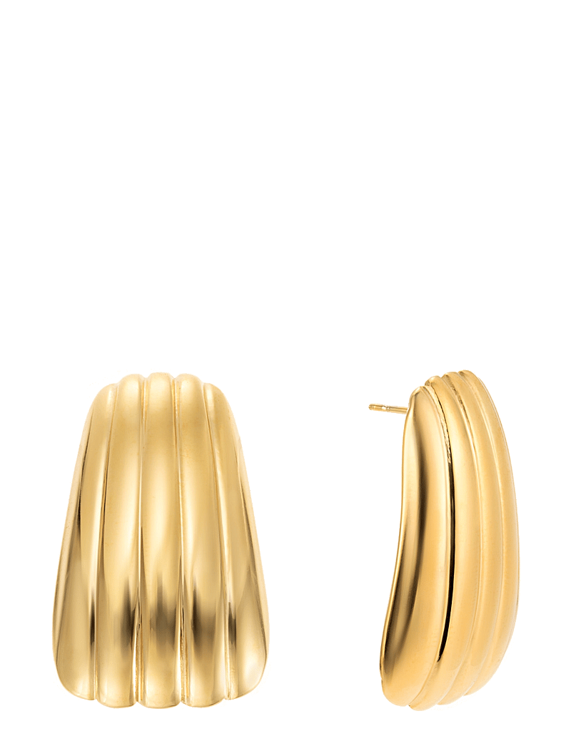 By Jolima - Rimini earring large gold - statement-ohrringe - gold - 2
